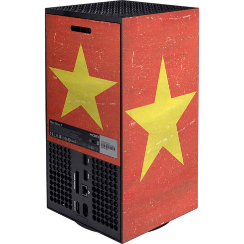 Vietnam Flag Distressed XBox Series X Digital Edition Bundle Skin